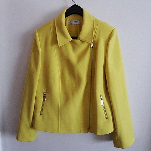 Tahari ASL Moto Style Jacket 16 - Picture 3 of 5